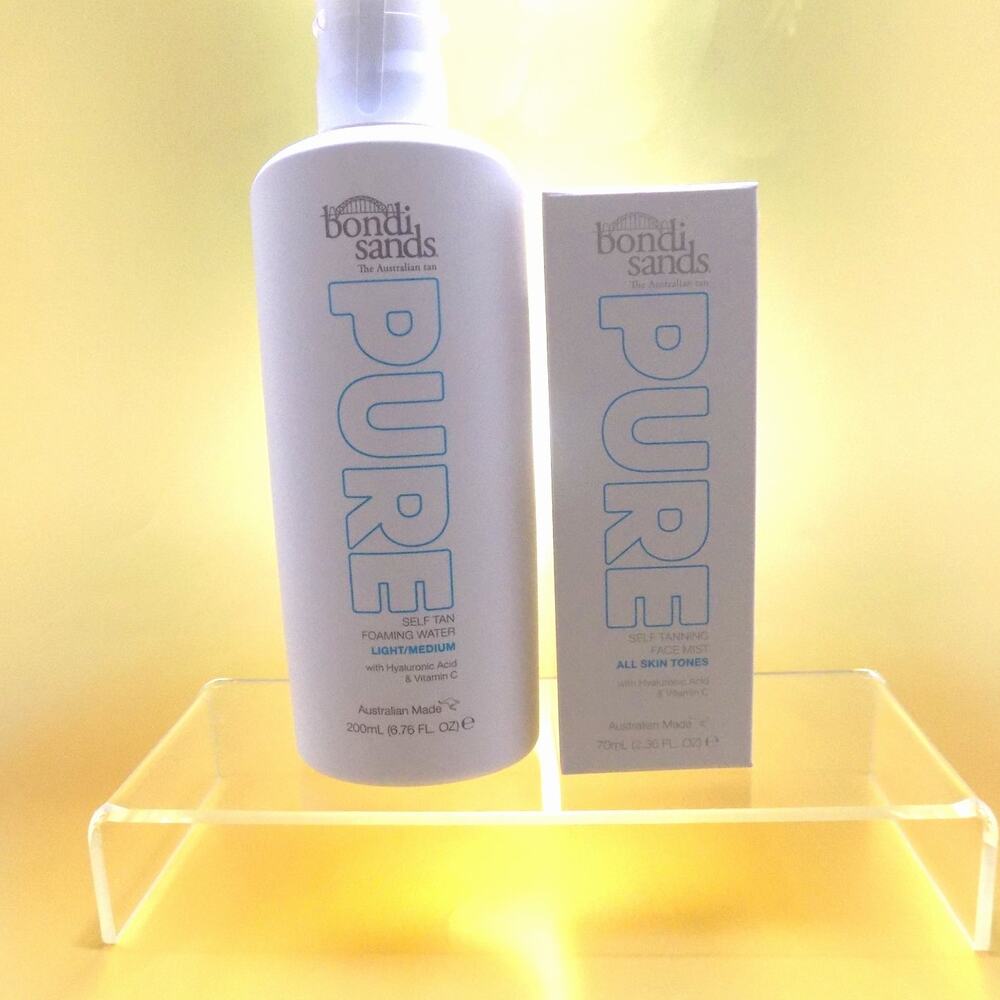 Bondi Sands Pure Self-Tanning Foaming Water Light/Medium & Face Mist All Skin